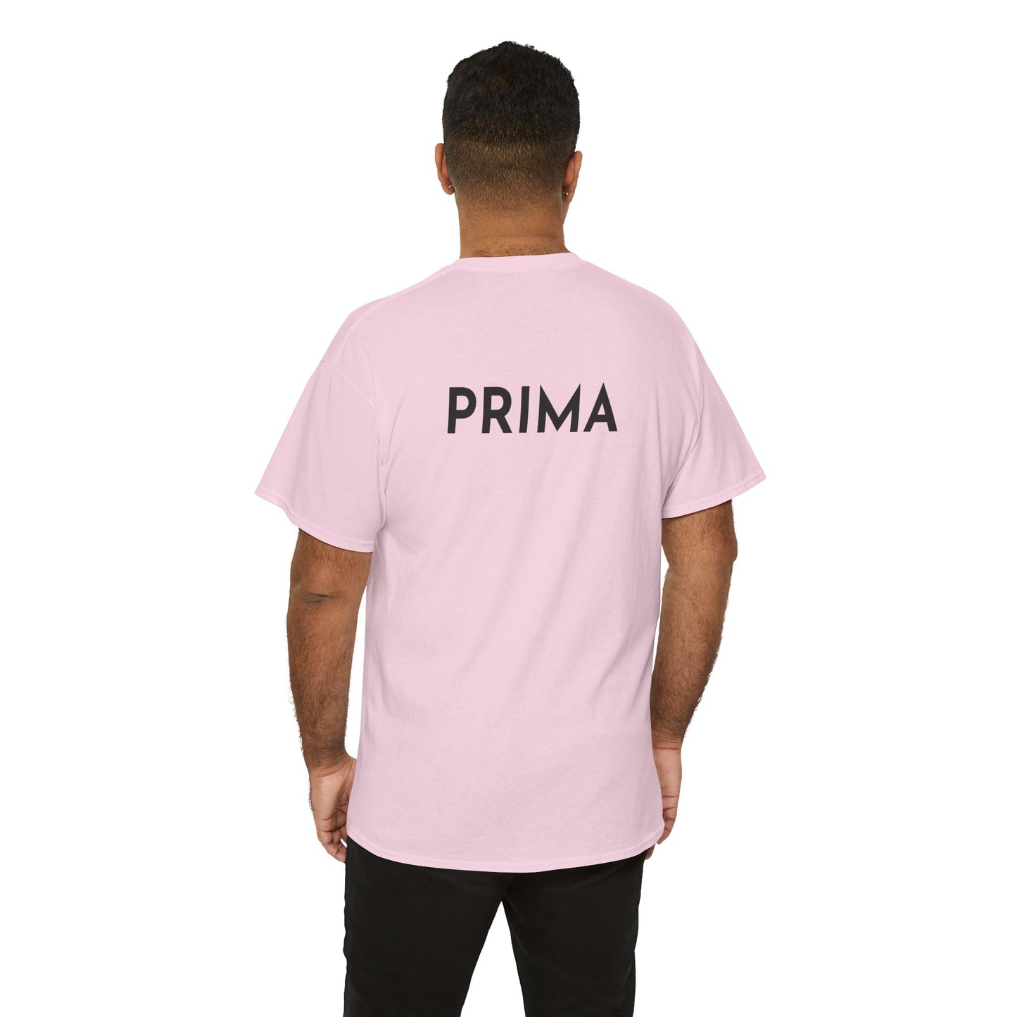 PRIMA T-Shirt (Rückenprint) – Unisex Heavy Cotton Tee | Nachhaltige Streetwear aus 100% Baumwolle