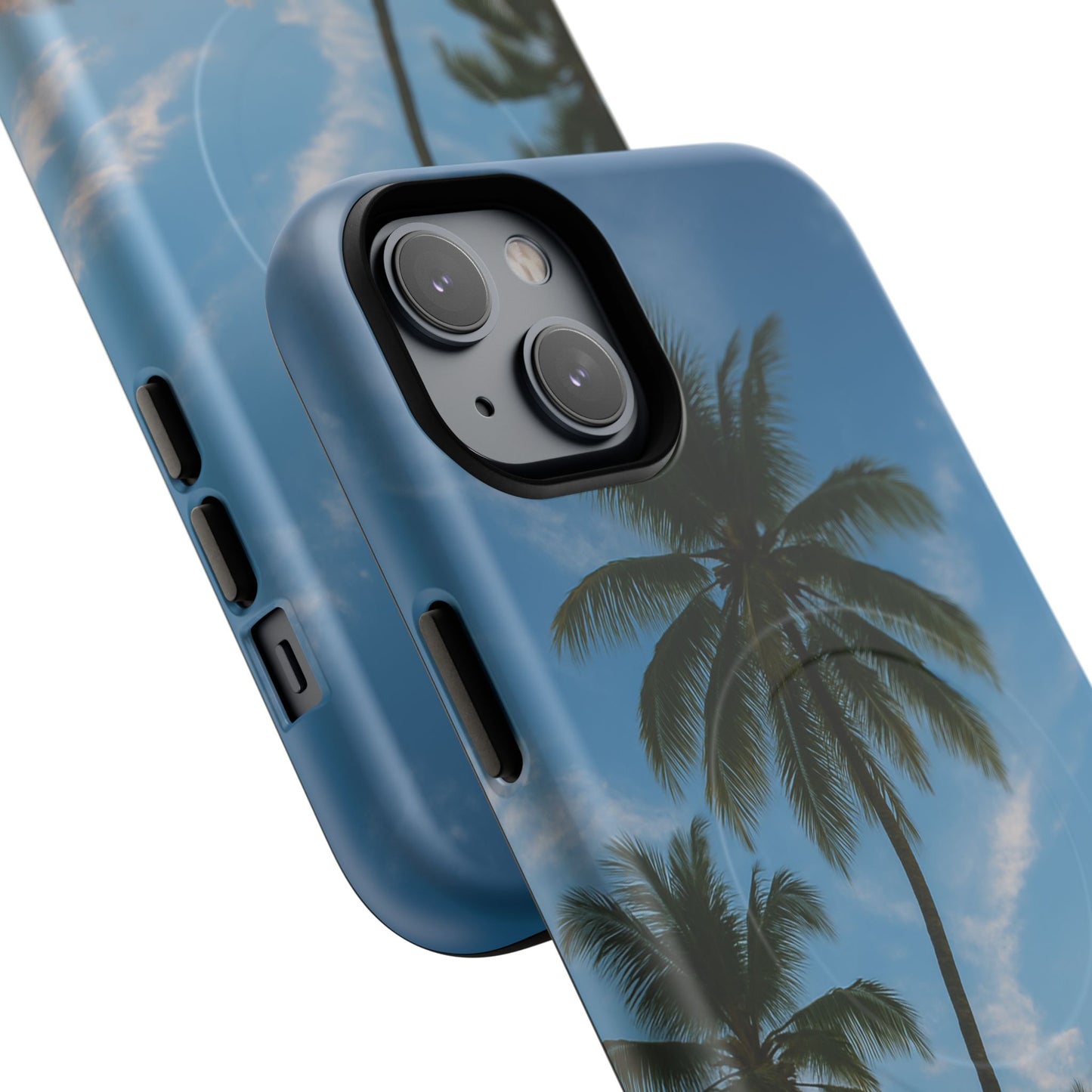 Tropische Sonnenuntergang Handyhülle mit Palmen – Sommer Vibes Case für iPhone & Android | Tropisches Strandmotiv