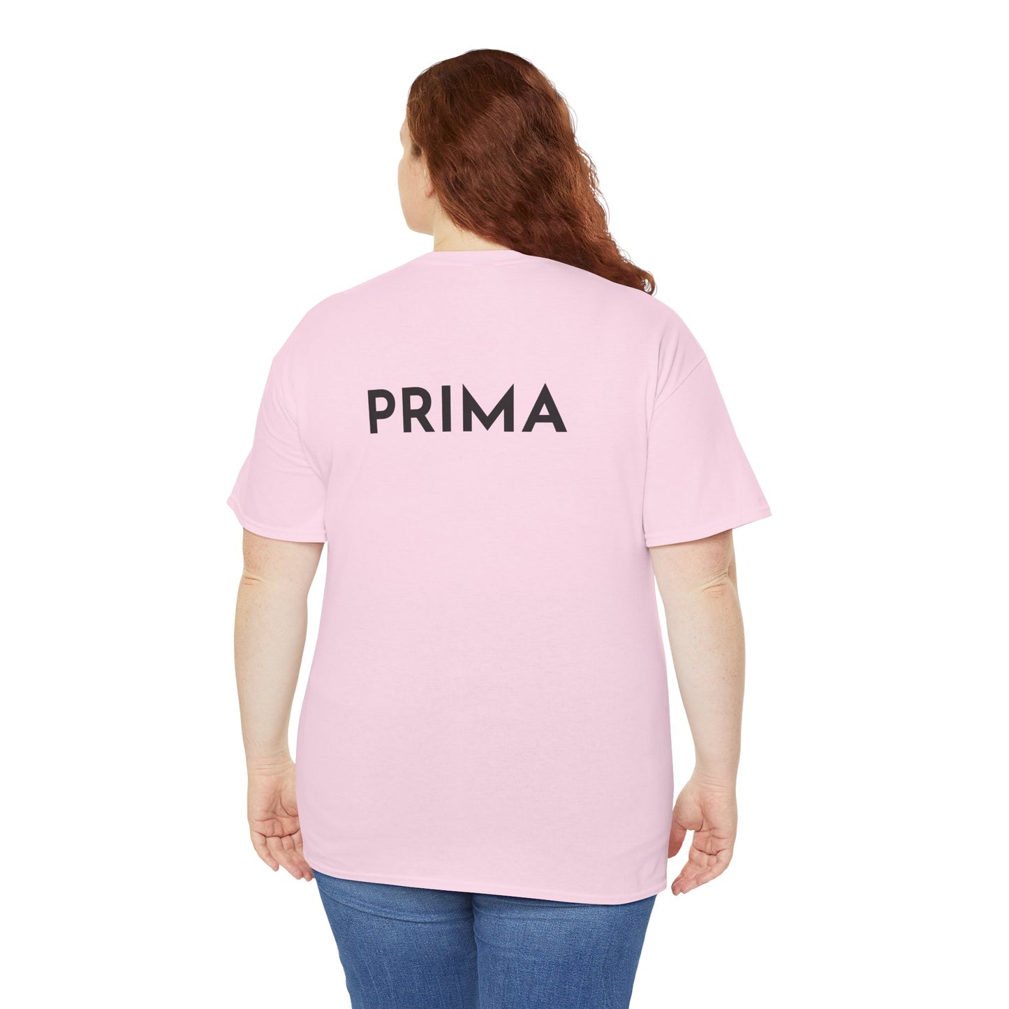 PRIMA T-Shirt (Rückenprint) – Unisex Heavy Cotton Tee | Nachhaltige Streetwear aus 100% Baumwolle