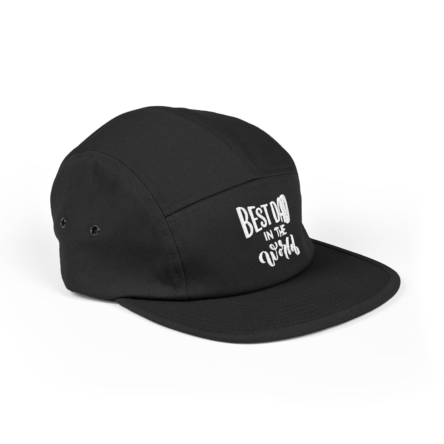 Best Dad in the World – 5-Panel Cap mit Stickerei
