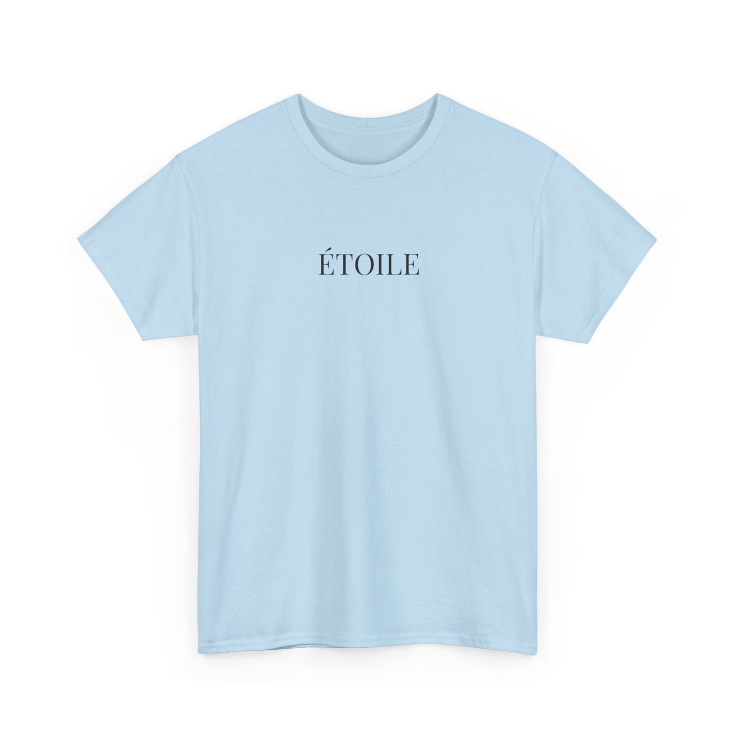 ÉTOILE T-Shirt (Brustprint) – Unisex Heavy Cotton Tee | Minimalistische Streetwear aus nachhaltiger Baumwolle