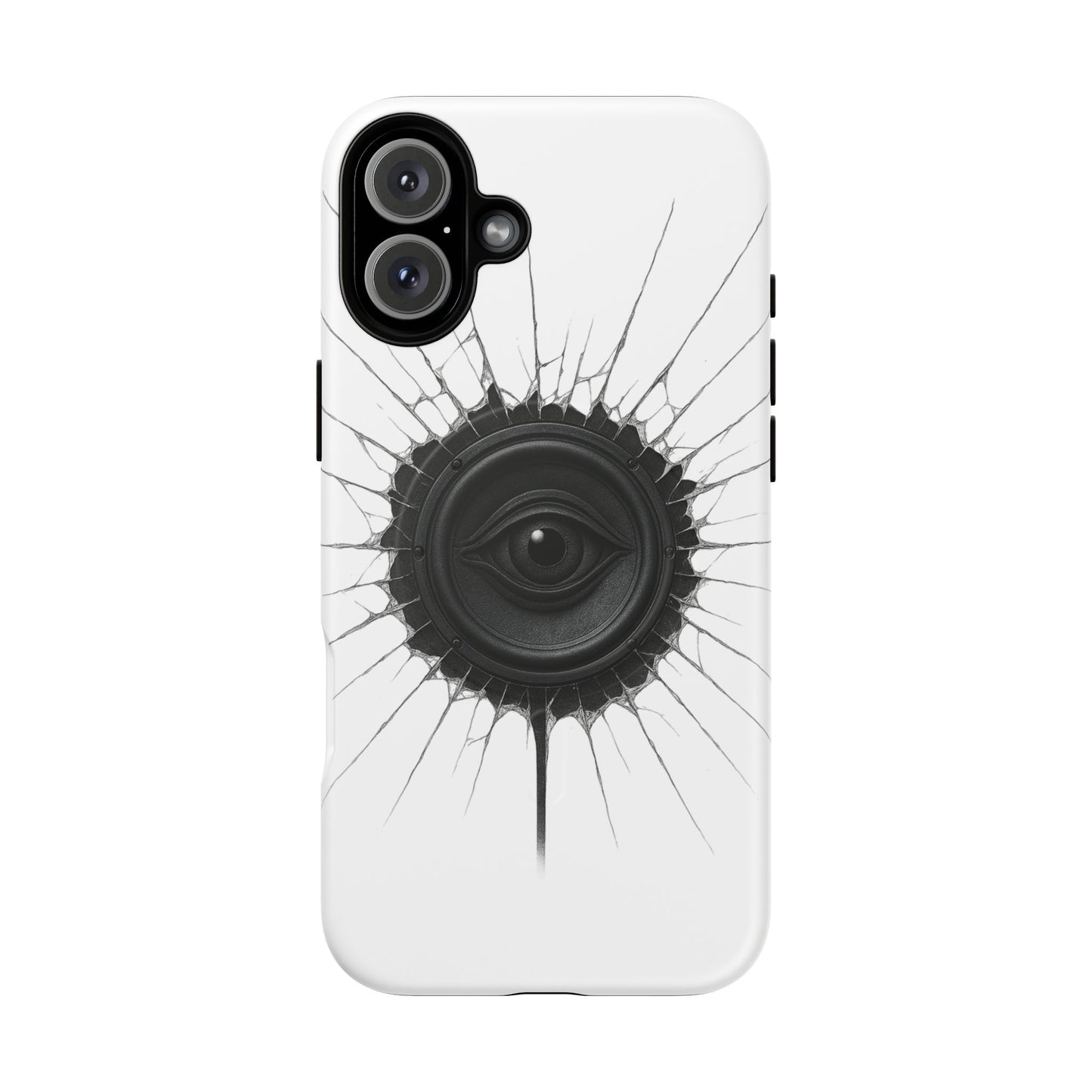 Surreal Eye Speaker Handyhülle – Kreatives Lautsprecher-Augen Design für Musik- & Kunstfans – Schutzhülle für iPhone & Android"
