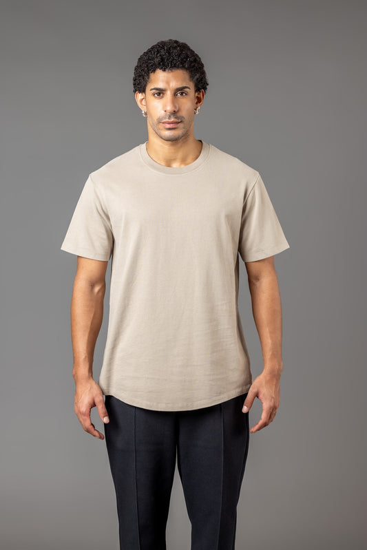 BASIC T-SHIRT RUNDER SAUM T25
