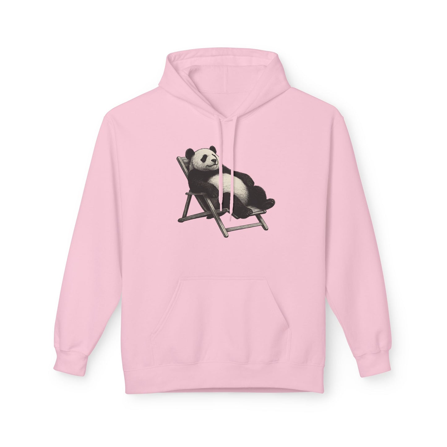 Chillender Panda (Brustprint) - Unisex Midweight Fleece | Nachhaltige Streetwear mit Komfort & Stil
