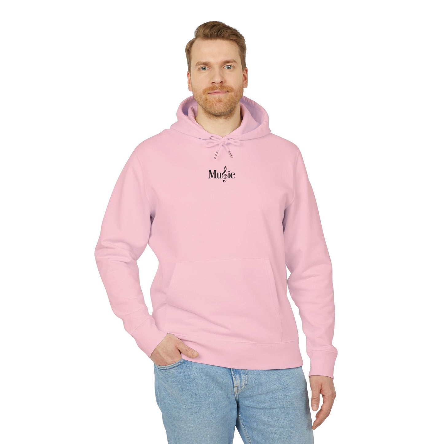 Surreal Sound Hoodie – Unisex Kapuzenpullover mit Lautsprecher-Auge Motiv im Black & White Kunststil