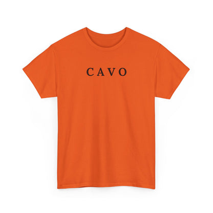CAVO T-Shirt (Brustprint) – Unisex Heavy Cotton Tee | Nachhaltige Streetwear aus 100% Baumwolle