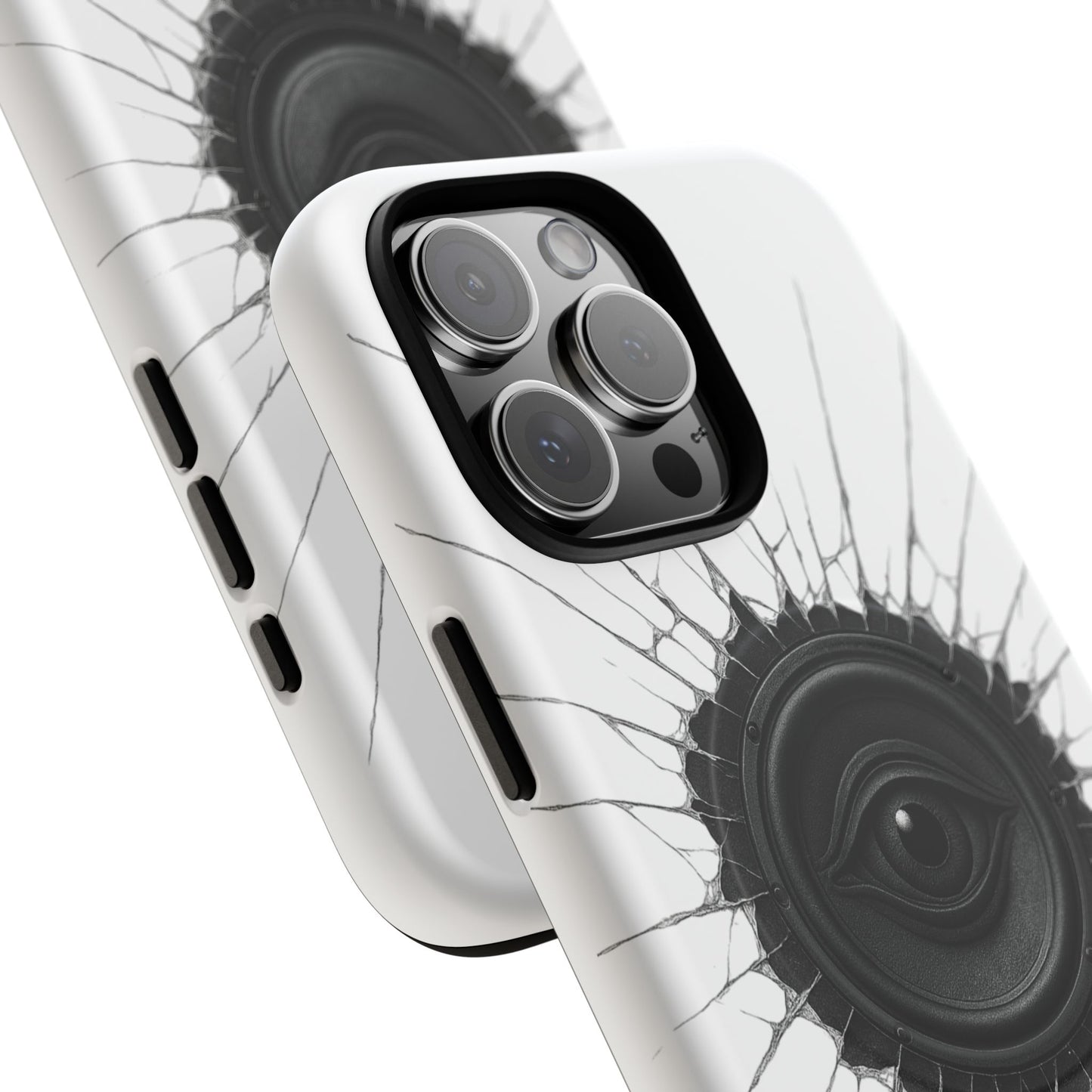 Surreal Eye Speaker Handyhülle – Kreatives Lautsprecher-Augen Design für Musik- & Kunstfans – Schutzhülle für iPhone & Android"