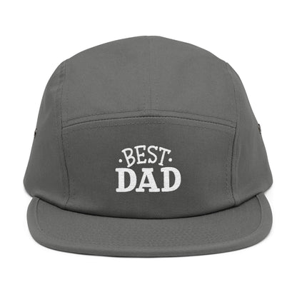 Best Dad – 5-Panel Cap mit Stickerei