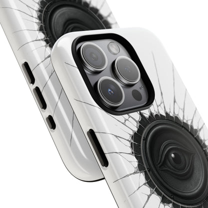 Surreal Eye Speaker Handyhülle – Kreatives Lautsprecher-Augen Design für Musik- & Kunstfans – Schutzhülle für iPhone & Android"