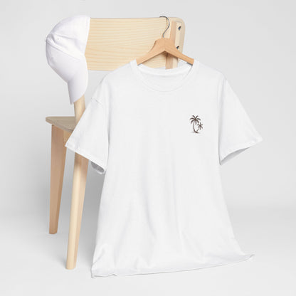 Palmen T-Shirt Unisex – Sommerliches Strandmotiv im Boho Look | Tropisches Design aus 100 % Baumwolle