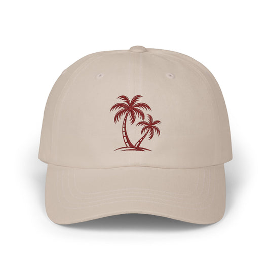 Palmen Cap Unisex – Verstellbare Strand-Kappe im Tropical Boho Design | Sommerliche Basecap für Damen & Herren