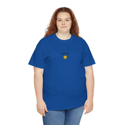 SOLÉ T-Shirt (Brustprint) – Unisex Heavy Cotton Tee | Nachhaltige Streetwear aus 100% Baumwolle