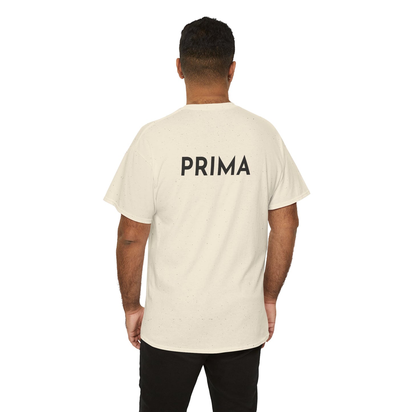 PRIMA T-Shirt (Rückenprint) – Unisex Heavy Cotton Tee | Nachhaltige Streetwear aus 100% Baumwolle