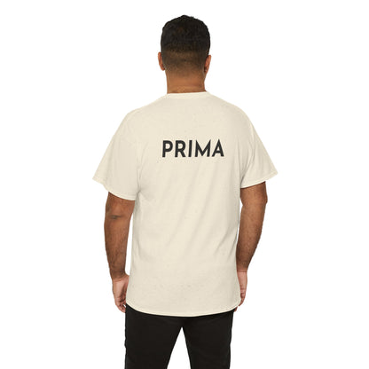 PRIMA T-Shirt (Rückenprint) – Unisex Heavy Cotton Tee | Nachhaltige Streetwear aus 100% Baumwolle