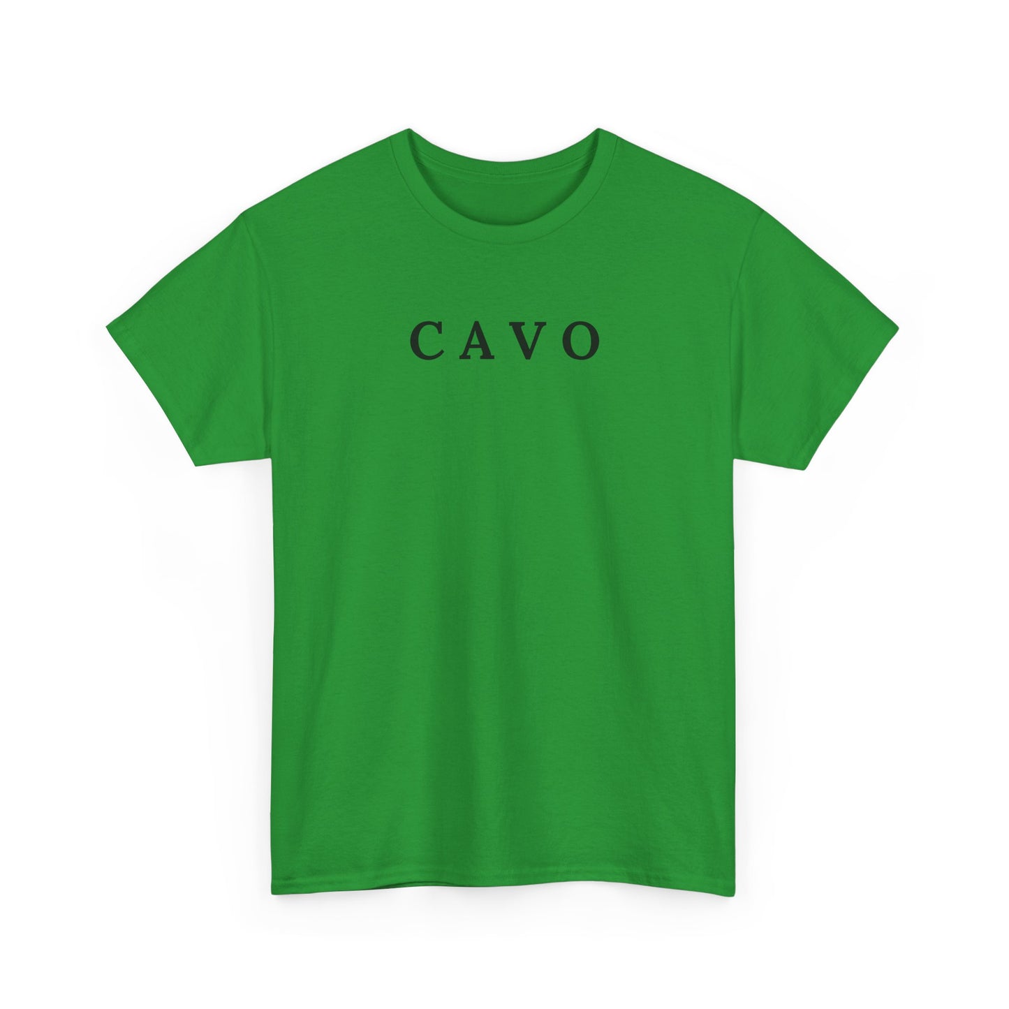 CAVO T-Shirt (Brustprint) – Unisex Heavy Cotton Tee | Nachhaltige Streetwear aus 100% Baumwolle