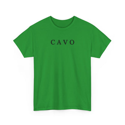 CAVO T-Shirt (Brustprint) – Unisex Heavy Cotton Tee | Nachhaltige Streetwear aus 100% Baumwolle
