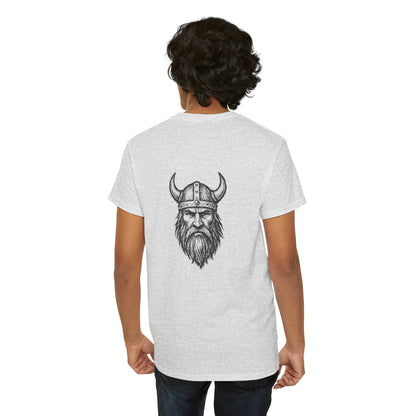 Wikinger T-Shirt Herren Unisex – Nordisches Krieger Design | Viking Skull Shirt | Nordic Mythology Streetwear