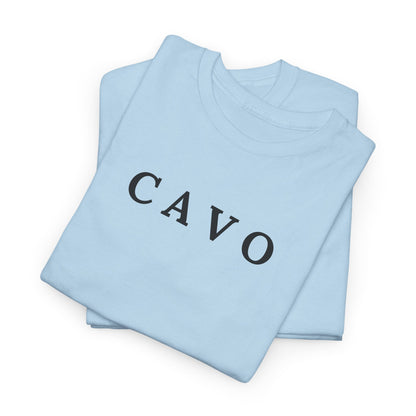 CAVO T-Shirt (Brustprint) – Unisex Heavy Cotton Tee | Nachhaltige Streetwear aus 100% Baumwolle