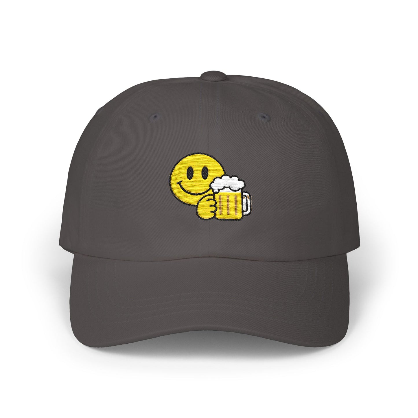 Smiley Bier Cap – Coole Basecap mit Bierkrug Motiv | Party-Accessoire