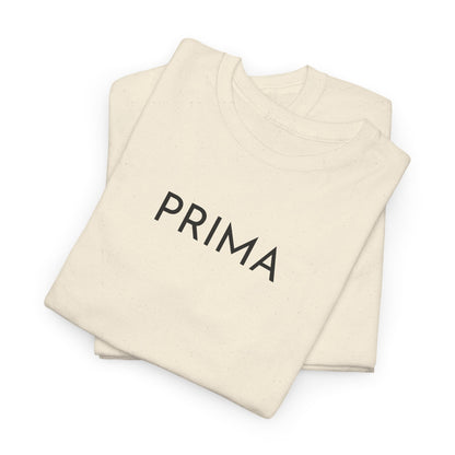 PRIMA T-Shirt (Brustprint) – Unisex Heavy Cotton Tee | Nachhaltige Streetwear aus 100% Baumwolle