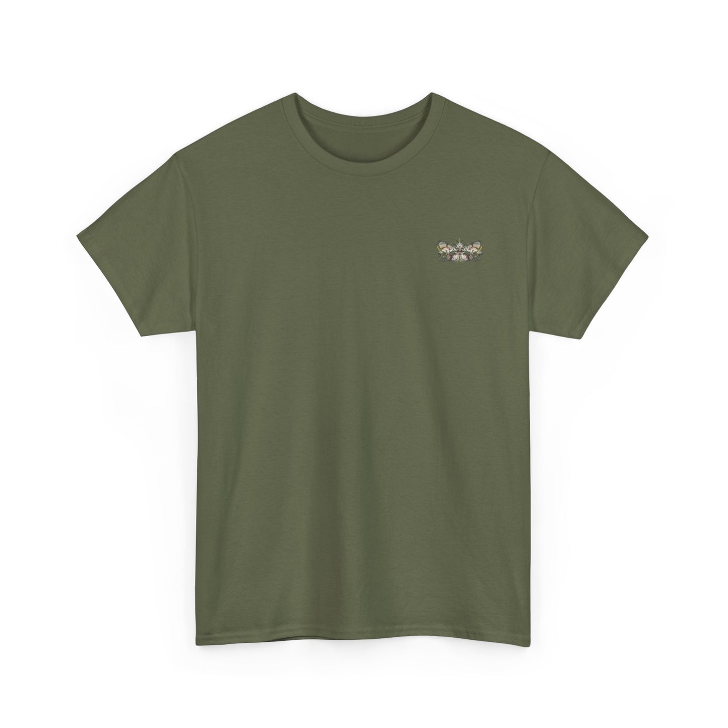 T-Shirt mit Schmetterlingsdesign - Baumwolle, Streetwear Style, Unisex