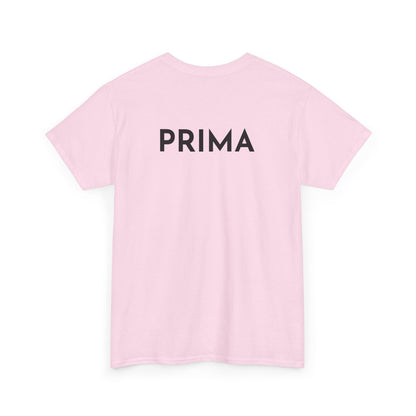 PRIMA T-Shirt (Rückenprint) – Unisex Heavy Cotton Tee | Nachhaltige Streetwear aus 100% Baumwolle