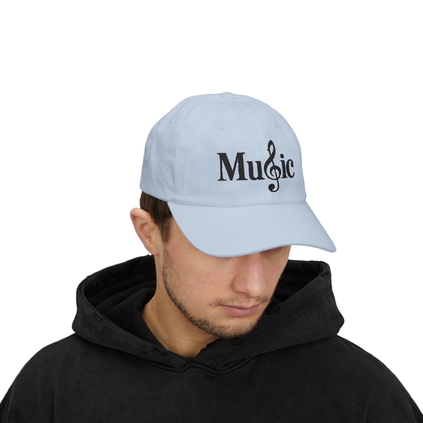 Music Cap – Stylische Basecap mit Notenschlüssel Logo für Musikliebhaber & Musiker – Unisex Streetwear Accessoire