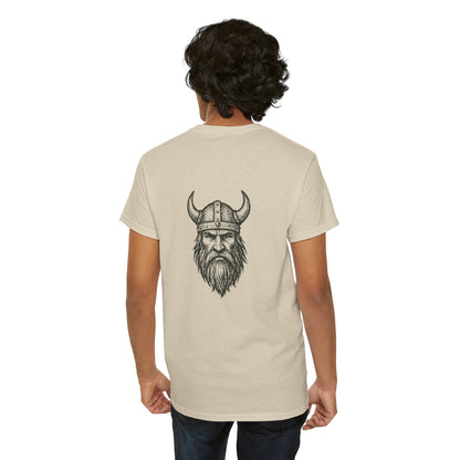 Wikinger T-Shirt Herren Unisex – Nordisches Krieger Design | Viking Skull Shirt | Nordic Mythology Streetwear