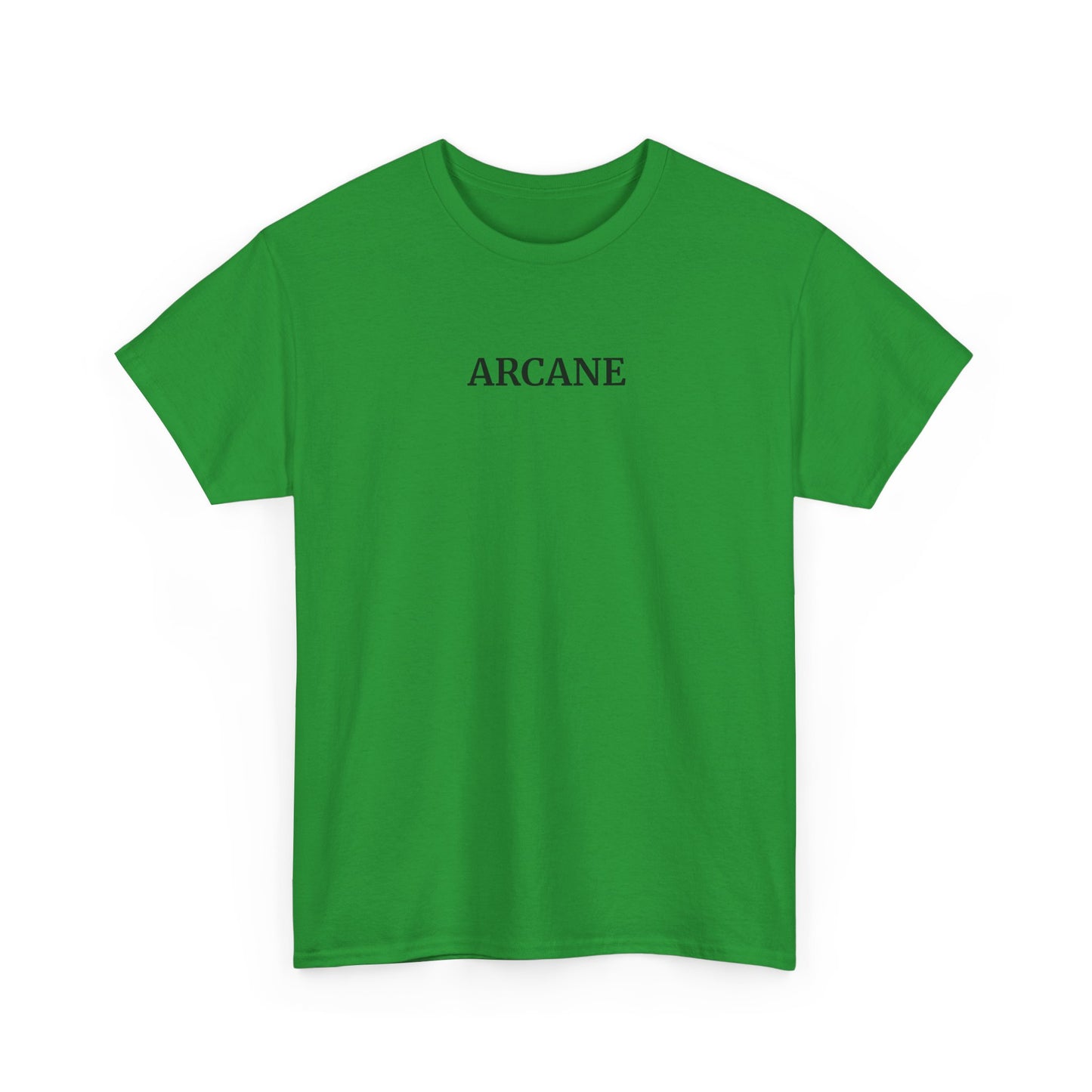 ARCANE T-Shirt (Brustprint) – Unisex Heavy Cotton Tee | Nachhaltige Streetwear aus 100% Baumwolle