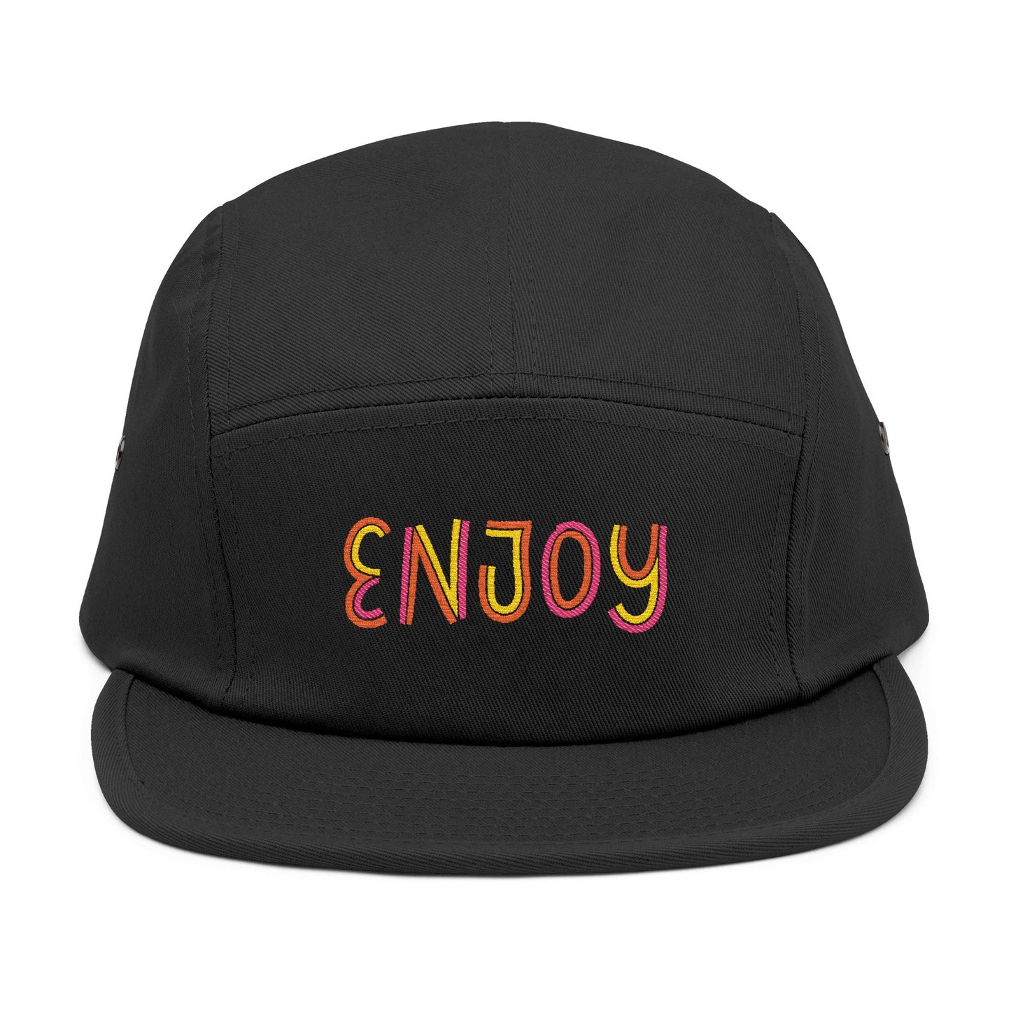 Enjoy – 5-Panel Cap mit Stickerei