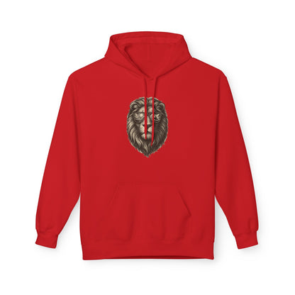 Löwe mit Sonnenbrille Hoodie (Brustprint) – Stylischer Unisex Kapuzenpullover mit Löwenmotiv für Tierfreunde & Streetwear-Fans