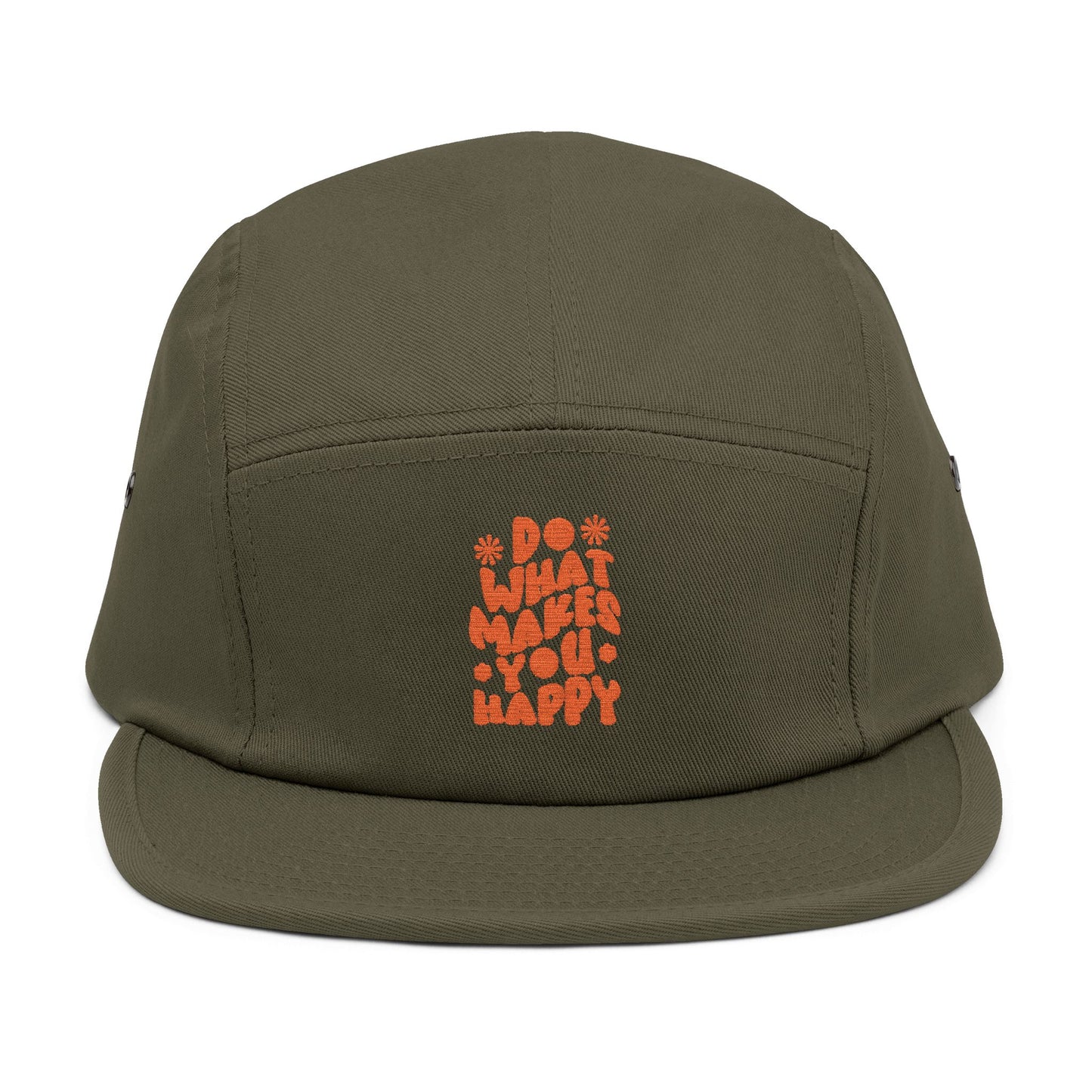 Do What Makes You Happy – 5-Panel Cap mit Stickerei