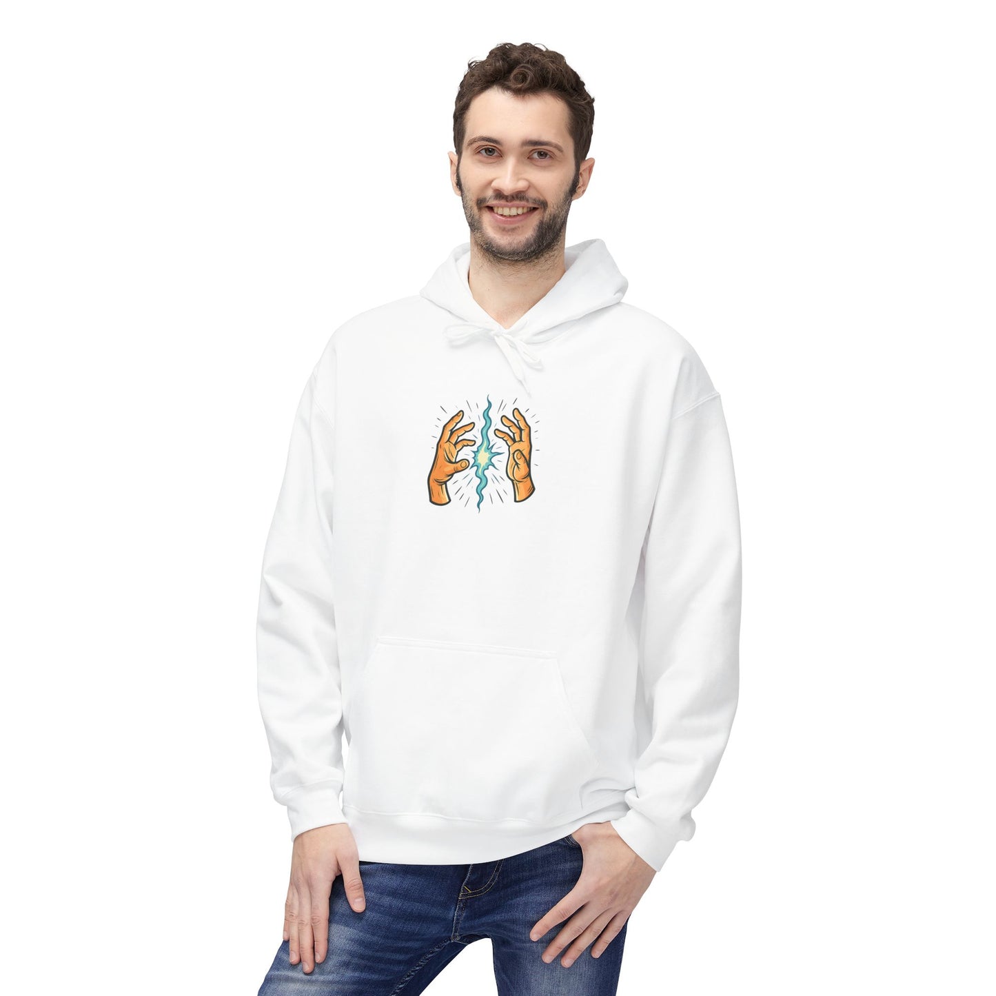 EXHALE Hoodie – Unisex Fleece Kapuzenpullover | Nachhaltige Streetwear mit Achtsamkeits-Statement