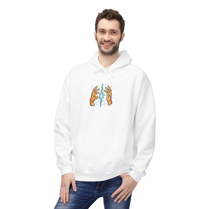EXHALE Hoodie – Unisex Fleece Kapuzenpullover | Nachhaltige Streetwear mit Achtsamkeits-Statement