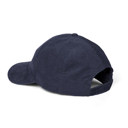 Life on a Bike Cord Cap – Unisex Fahrrad Basecap mit Stickerei – Retro Corduroy Hat