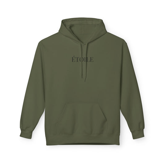ETOILE Hoodie (Brustprint) – Unisex Midweight Softstyle Fleece | Nachhaltige Streetwear mit Komfort & Stil