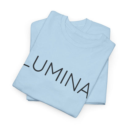 LUMINA T-Shirt Unisex (Brustprint) – Nachhaltiges Heavy Cotton Tee aus 100% Baumwolle, Streetwear Basic & Geschenkidee