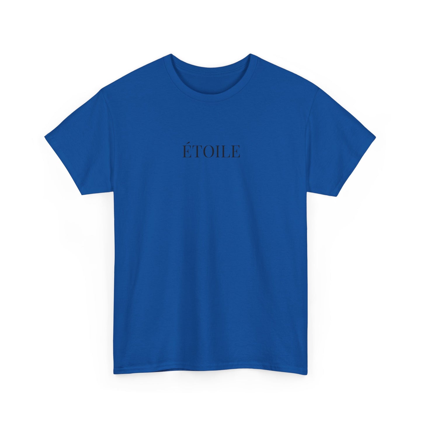 ÉTOILE T-Shirt (Brustprint) – Unisex Heavy Cotton Tee | Minimalistische Streetwear aus nachhaltiger Baumwolle