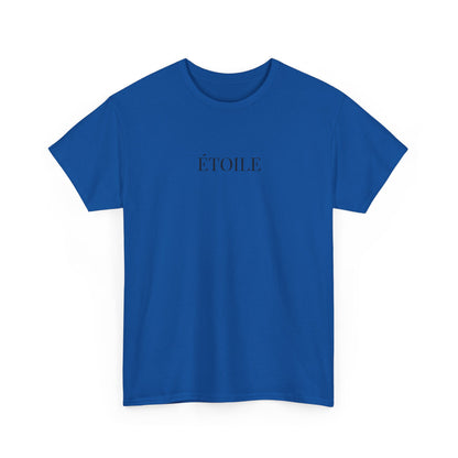 ÉTOILE T-Shirt (Brustprint) – Unisex Heavy Cotton Tee | Minimalistische Streetwear aus nachhaltiger Baumwolle