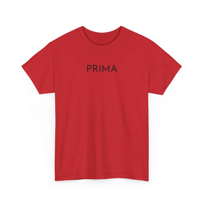 PRIMA T-Shirt (Brustprint) – Unisex Heavy Cotton Tee | Nachhaltige Streetwear aus 100% Baumwolle