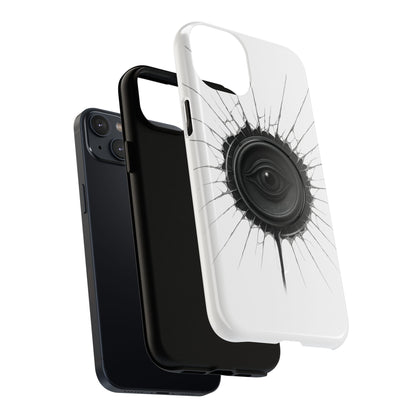 Surreal Eye Speaker Handyhülle – Kreatives Lautsprecher-Augen Design für Musik- & Kunstfans – Schutzhülle für iPhone & Android"