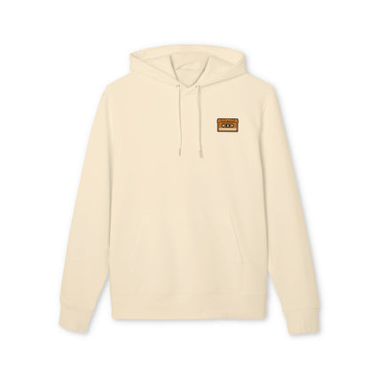 Retro Kassette Hoodie – Unisex Kapuzenpullover mit Tape-Logo vorn | Nostalgie Streetwear für Musikfans