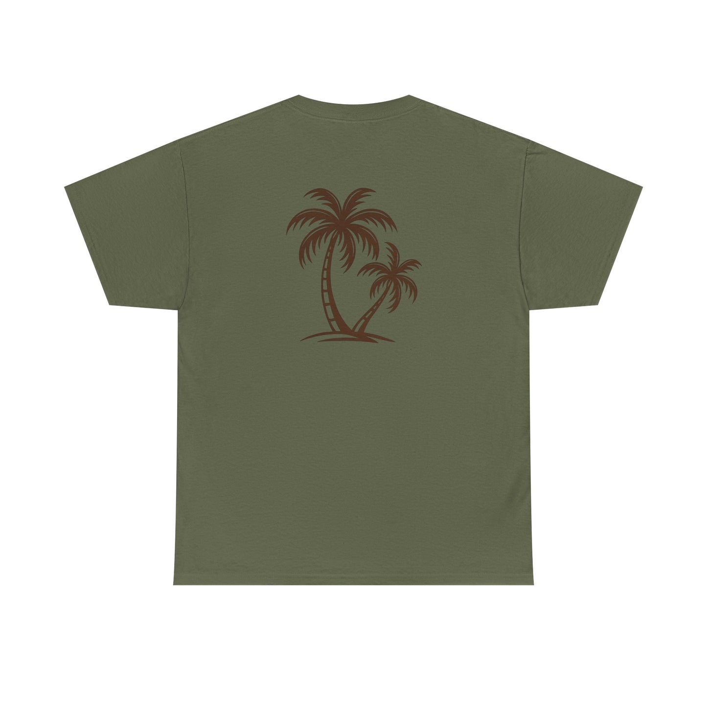 Palmen T-Shirt Unisex – Sommerliches Strandmotiv im Boho Look | Tropisches Design aus 100 % Baumwolle