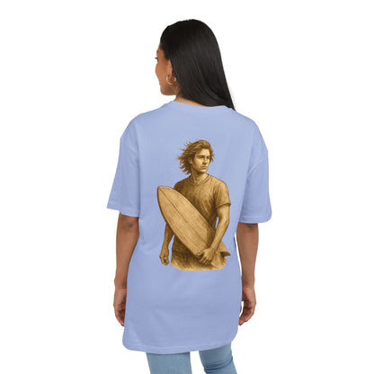 Retro Surfer T-Shirt (Brustprint) – Vintage Beach Style für Wellenreiter & Ocean-Lovers