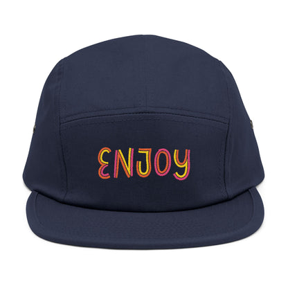 Enjoy – 5-Panel Cap mit Stickerei