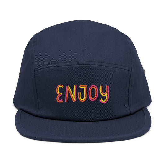 Enjoy – 5-Panel Cap mit Stickerei