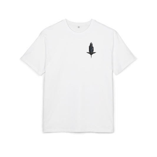 Minimalistisches Tech T-Shirt (Brustprint) – Unisex Shirt mit modernem geometrischem Logo – Urban Streetwear Look