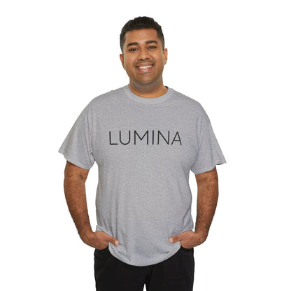 LUMINA T-Shirt Unisex (Brustprint) – Nachhaltiges Heavy Cotton Tee aus 100% Baumwolle, Streetwear Basic & Geschenkidee