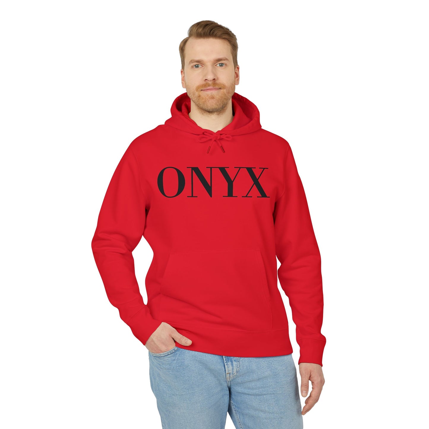 ONYX Hoodie (Brustprint) – Oversize Kapuzenpullover im minimalistischen Streetwear-Design für Damen & Herren