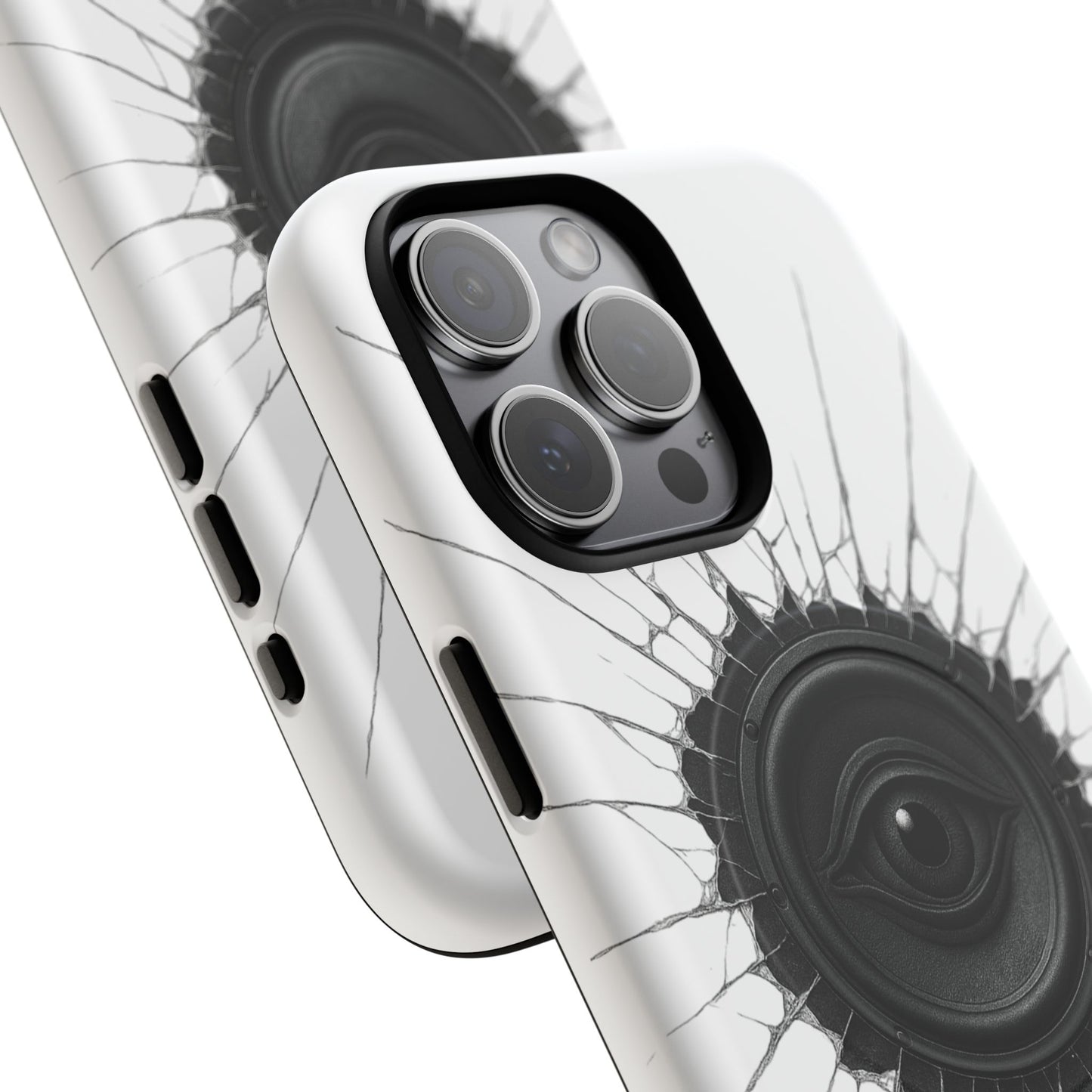 Surreal Eye Speaker Handyhülle – Kreatives Lautsprecher-Augen Design für Musik- & Kunstfans – Schutzhülle für iPhone & Android"